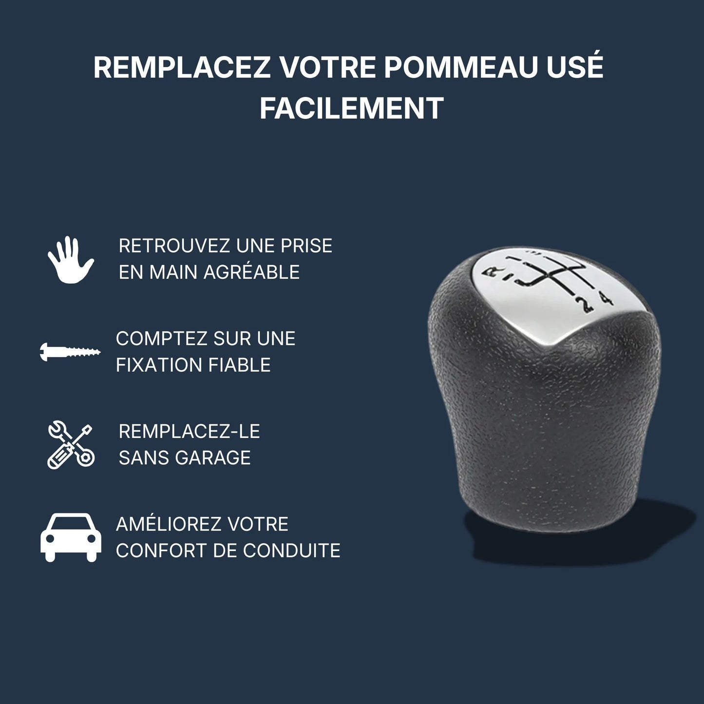 Pommeau de vitesse Clio 2